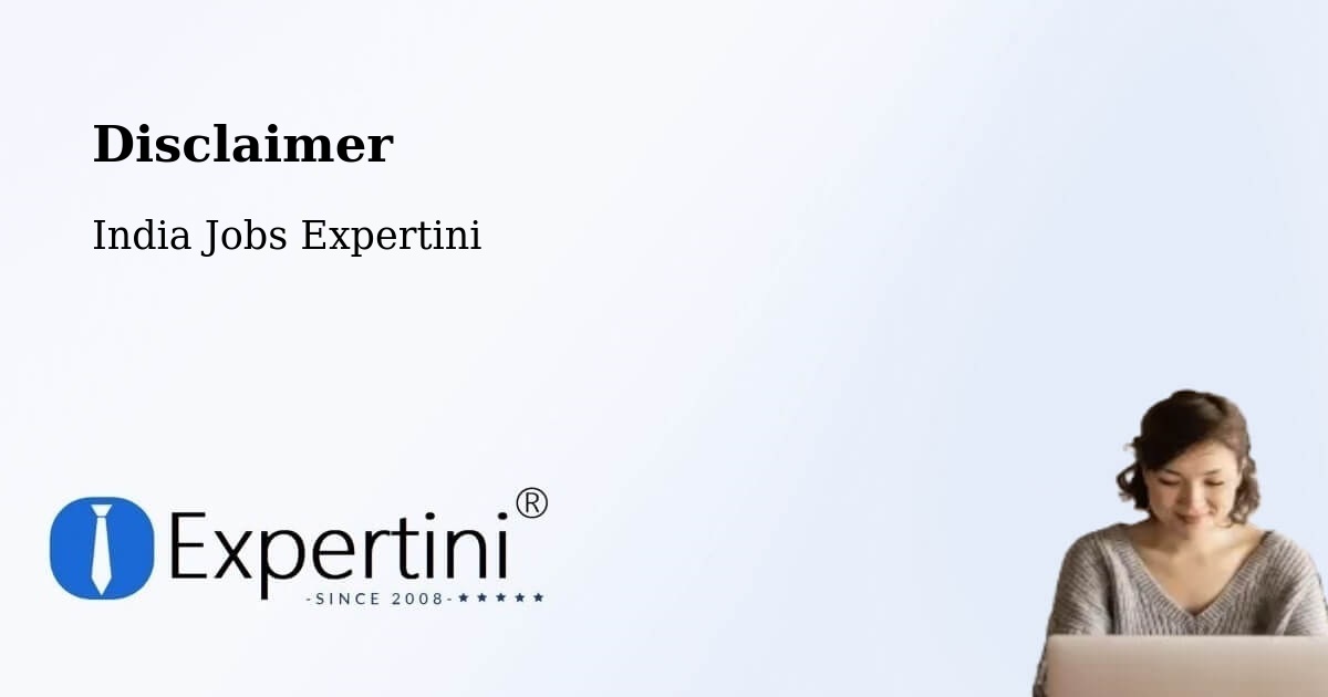 Disclaimer – Solapur - India Jobs Expertini