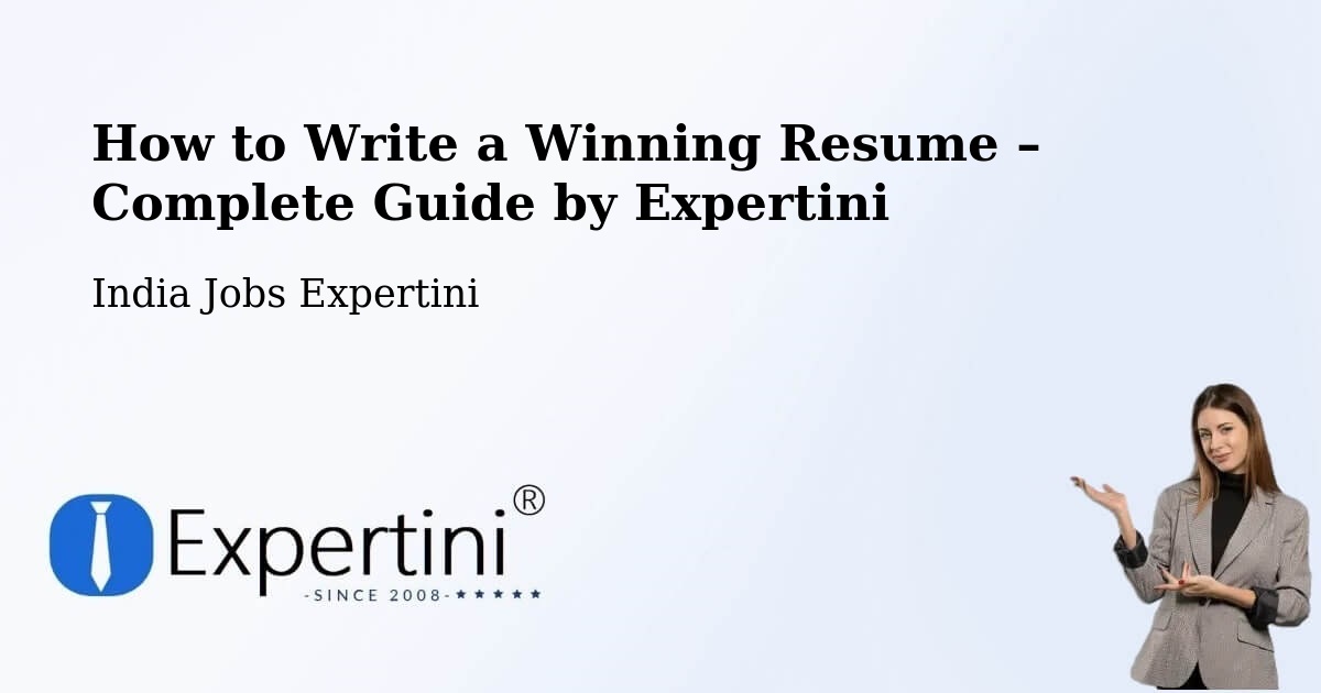 Resume Writing Guide for Job Seekers – Solapur - Solapur, India Jobs Expertini